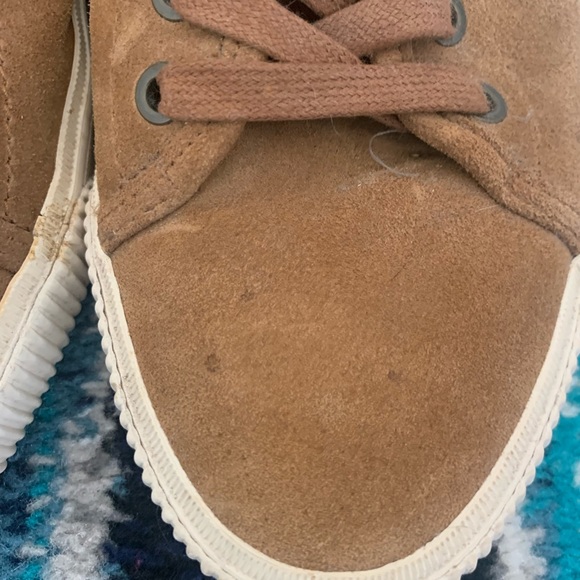 Frye Yellowish Brown Low Suede Shoe - Picture 3 of 8